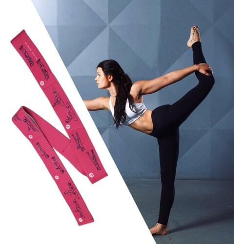 Yoga Strap Multi-Loop Fitness Stretch Strap Band Leg Stretcher Loops Ligament Stretcher belt for man and women Yoga Sport