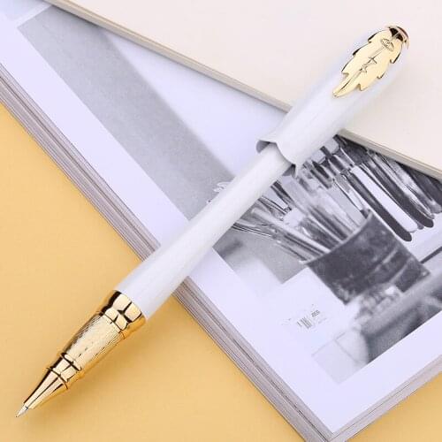 Picasso 986 Greek Irene Pimio Fountain Pen Female Gift White Bud Cap Leaf Clip Iridium 0.38 Financial Homework Exam Writing