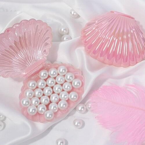 Simulation Shell Pearl Storage Cute Pink Desktop Decoration Storage Box Photo Props Photography Background Shooting Props