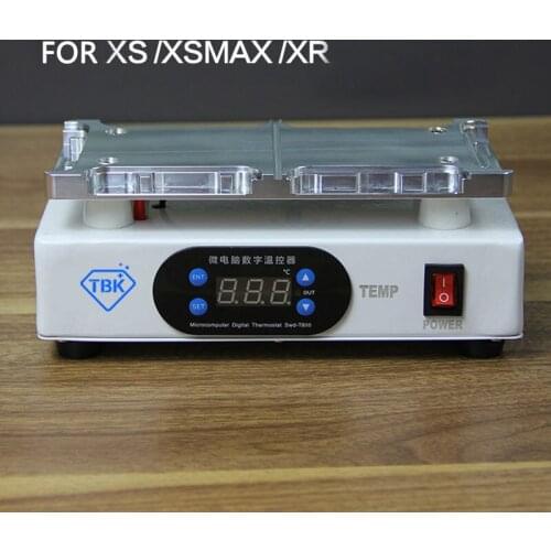 TBK-988D For iPhone X/XS/XS Max LCD Screen Frame Separator Machine Middle Frame Remover Heating Table