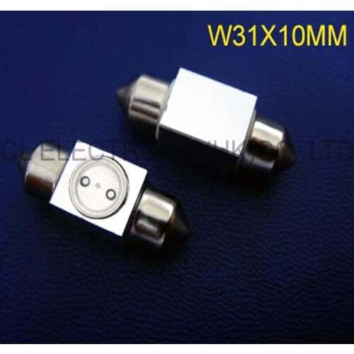 High quality 1W 12V high power led car reading lights,31mm 12V car led dome lighting free shipping 100pcs/lot