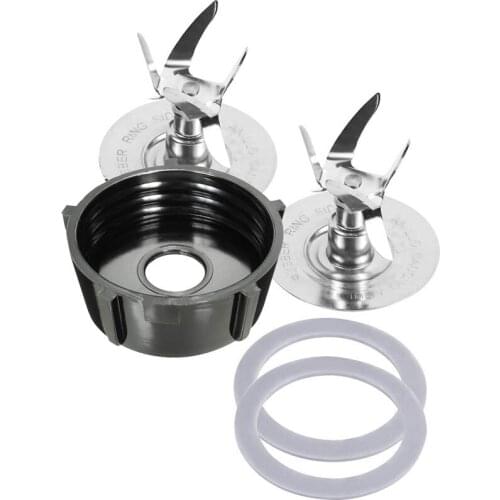 Blender Parts 1pcs Jar Base Cup 2pcs 6-point Ice blade 2pcs Gasket Spare Replacement Parts For Oster Kitchen Appliance