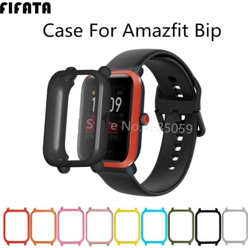 FIFATA TPU Protector Case Frame For Xiaomi Huami Amazfit Bip Bumper Cover For Amazfit Bip Lite Shell Smart Watch Accessories