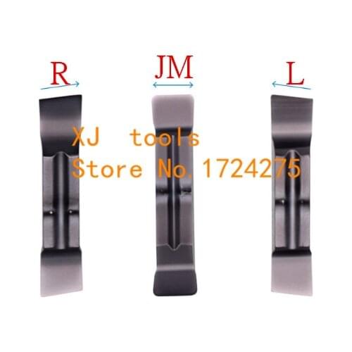 10PCS MGGN150/MGGN200/MGGN250/MGGN300/MGGN400/MGGN500 R L JM Cutting Carbide Inserts For Stainless Steel