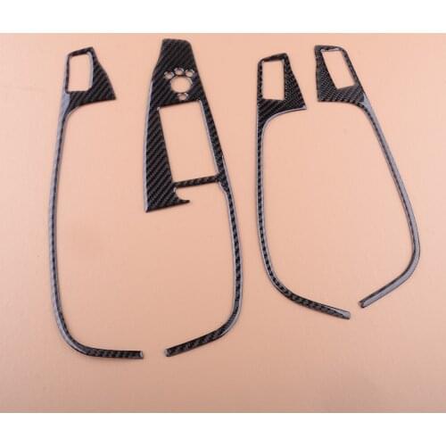 4pcs LHD Car Interior Door Window Switch Button Panel Cover Trim Frame Fit For Audi Q5 2010-2013 2014 2015 2016 2017 2018