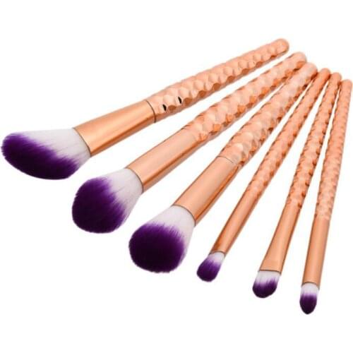 6PCS Makeup Brushes Set Foundation Blush Powder Eyeshadow Eyebrow Brush for Makeup Beauty Tools Kit