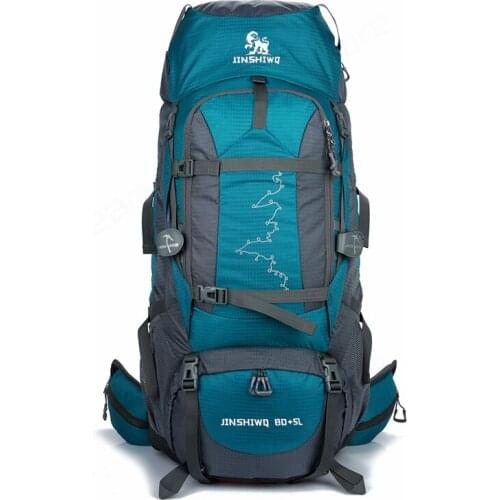 85L Large Outdoor Backpack Waterproof Travel Bags Camping Hiking WomenClimbing Backpacks Rucksack Men Sport bag