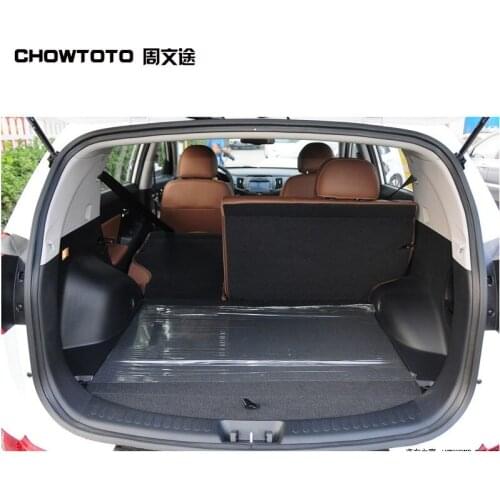 CHOWTOTO AA Auto Trunk Mats For KIA Sportage Trunk Mats Durable Waterproof Leather Luggage Mats for Sportage Car Floor Mats