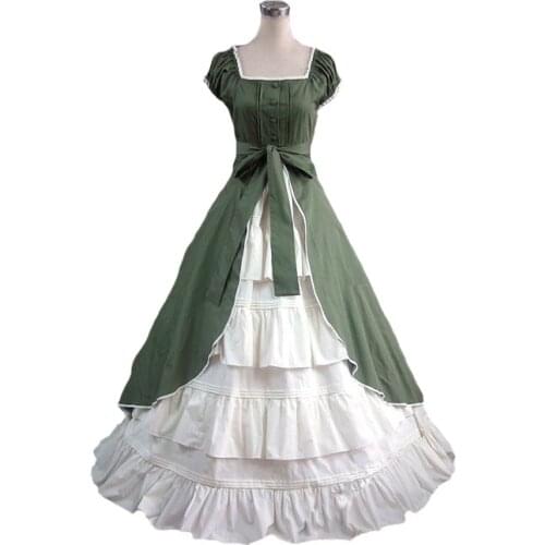 Women Renaissance Medieval Costume Sexy Short Sleeves Smocked Waist Pleated Long Dress Boho Retro Dress Plus Size