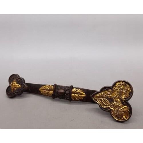 Collection Antique gilded Ruyi ornament for home use statue