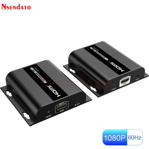 1080P 120m HDbitT HDMI Lan Network Ethernet Extender Repeater Distributed by Network Routers or Switchers over RJ45 CAT6 CAT6A