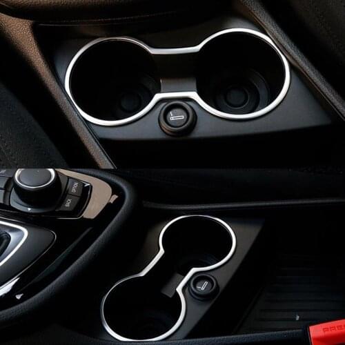 Car Interior Water Cup Holder Panel Frame Trim Cover For BMW 2 Series 218i Gran Tourer 2015-2017 Styling Accessory
