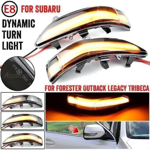 Flowing Rearview Mirror Blinker Sequential Indicator LED Dynamic Turn Signal Light For Subaru Legacy 2010 2013 2014 2016