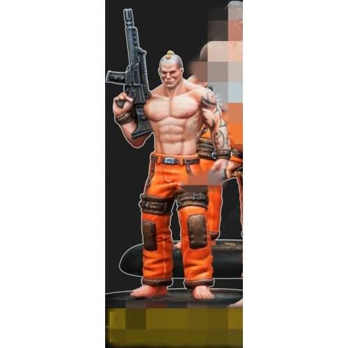 About 40mm Resin Figures Model kits Unassambled Unpainted 644