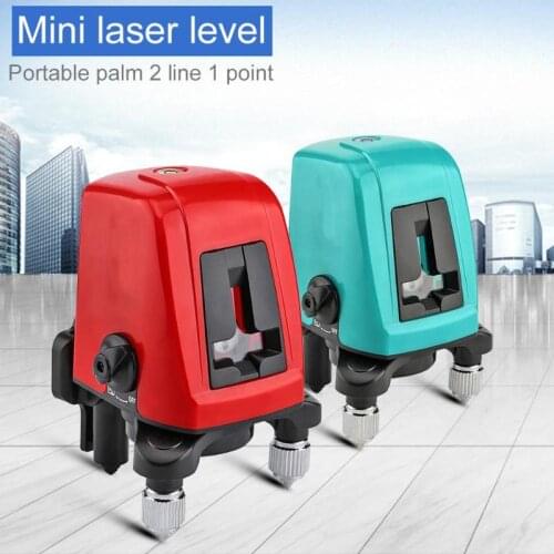 2 Line 1 Point Laser Level 360 Rotary Self-leveling Device Indoor Excellent Durable and Practical ABS Alloy Instruments