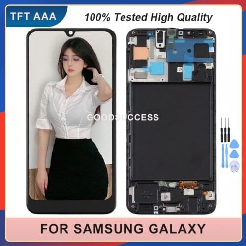 100% Tested 6.4'' For Samsung Galaxy A50 LCD A505/DS A505FN A505G A505GN LCD Display Touch Screen Digitizer Glass Panel Assembly