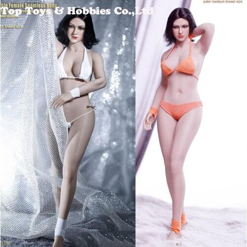1/6 Pale Color PHICEN TBLeague 1/6 Super Flexible Female Seamless Petite Body S24A/ 25B / 26A /27B for Lolita Athena Head