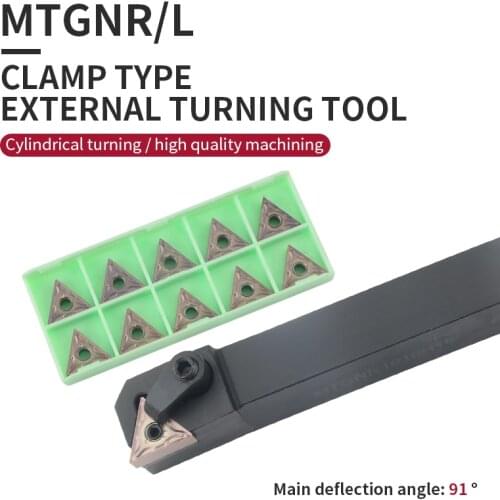 1pc MTGNR1616H16 MTGNR2020K16 MTGNR2525M16 External Turning Tool Holder TNMG Carbide Inserts Lathe CNC Cutting Tools Set