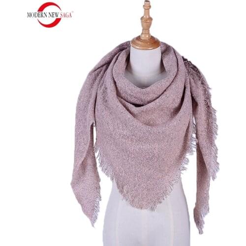 2021 New Women Scarf Winter Solid Scarf Autumn Head Shawl Fashion Hair Scarf Hijab Scarfs For Ladies Designer Scarves Luxury