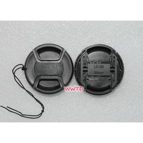 49 52 55 58 62 67 72 77 82 mm center pinch Snap-on cap cover for canon for nikon for Sony Lens Cap