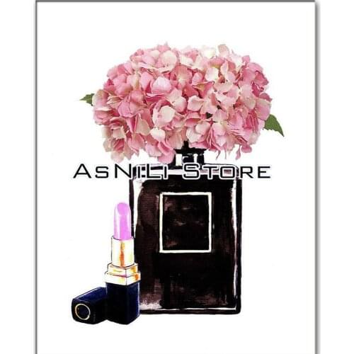 5D DIY Embroidery Diamond Picture Heels Bag Flower Home Decor Painting Fashion Full Square Drill Handmade Cross Stitch Wall Art