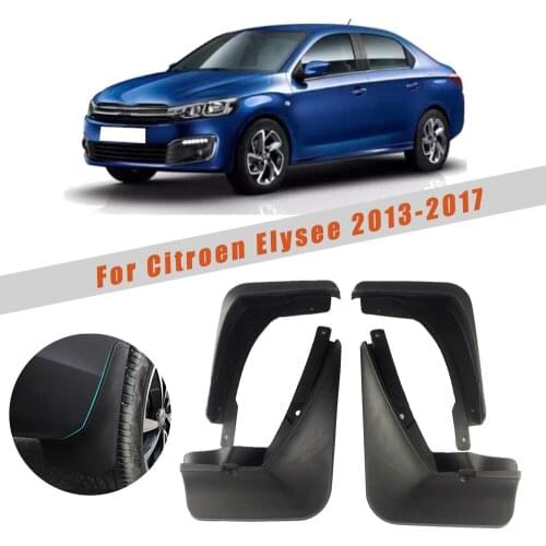 Car Mud Guards For Chevrolet Elysee 2013 2014 2015 2016 2017 Splash Guards Over Fender Kit Car Styling Fender Accessories 4Pcs