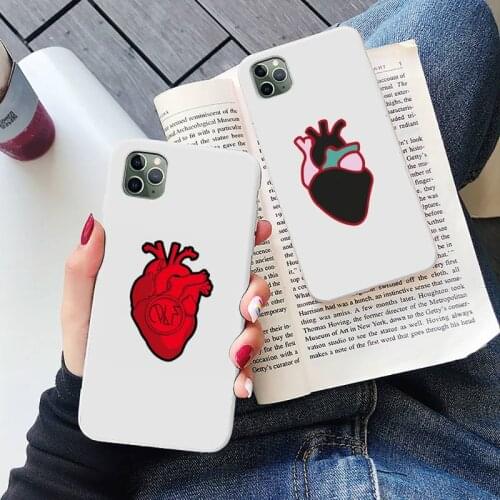 PNL QLF Rapper Phone Case White Candy Color for iPhone 6 7 8 11 12 s mini pro X XS XR MAX Plus