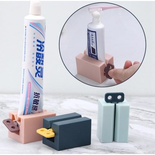 Manual Toothpaste Dispenser Facial Cleanser Dispenser Toothpaste Tube Squeezer Home Toothpaste Dispensers Holder Bathroom Decor