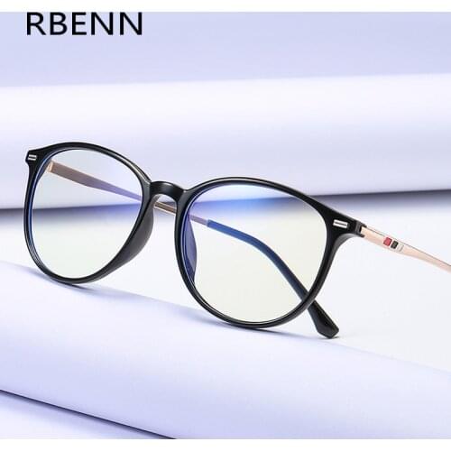 RBENN BRAND DESIGNER Classic Reading Glasses Men Anti Blue Light Presbyopia Glasses Women +0 0.5 0.75 1.25 1.75 2.25 2.75 5.0