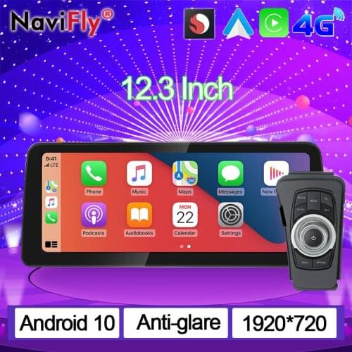 NaviFly 12.3 Inch IPS Screen Android 10 Car Multimedia Player Navigation For BMW 3 serise E90 E91 E92 E93 Auto Multimedia Player