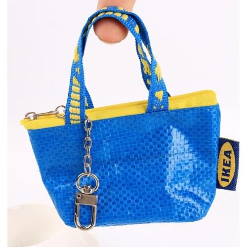 NEW Creative Mini Woven Bag Keychains Women Fashion Coin Purse Pendant Mini Wallet Keyring Bag Decoration Accessories Gifts