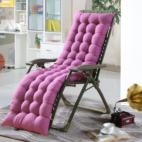 Solid Color Long Cushion Soft Comfortable Office Chair Seat Cushions Reclining Chair Cushion Desk Seat Backrest Pillow