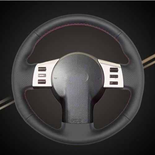 Car Braid On The Steering Wheel Cover for Infiniti FX FX35 FX45 2003-2008 Nissan 350Z 2003-2009 Auto Wheel Covers Car-styling