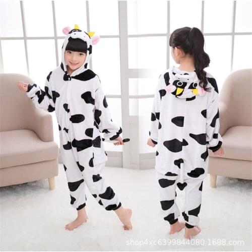 Boys Girls Pajamas Animal Cosplay Pyjamas Onesies Kids Jumpsuit Baby Sleepwear Children Winter Sleepers Overalls