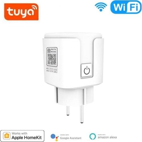 Tuya WiFi Smart Plug 16A 100-240V Wifi Socket With APP Remote Control Smart Home Automation For HomeKit Alexa Google Home