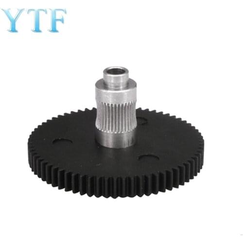 Titan Extruder Big Gear 66 Tooth Modulus 0.5 Stainless Steel Gear for 3D printer Parts