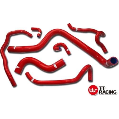 TT1305CRE- Honda Accord CF4/CL1 SIR/T Silicone Radiator Coolant Hose Kit 97 98 99 00 01 RED