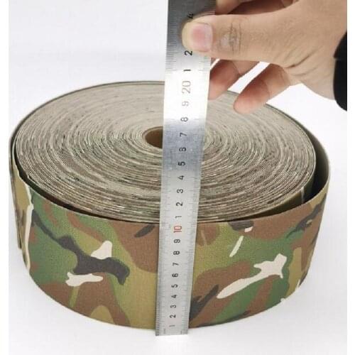 Outdoor Camouflage DIY Camouflage Elastic Ribbon 1m Length 10cm Wide Tie Dyed Elastic Fabric