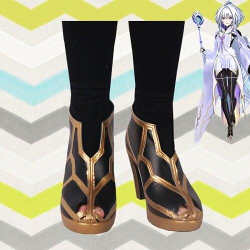 Unisex Anime Cos Merlin Cosplay Costumes Boots Shoes Custom Made