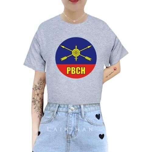 VoenPro PBCH Women O-neck short Sleeve T shirts Lady White Cotton Tops Female Soft Casual Tees Womens Black T-shirt