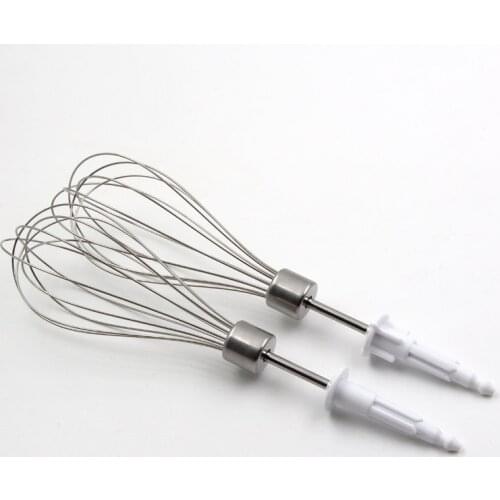 1 Pair (2pcs) stainless steel egg whisk for Bosch MFQ3010 MFQ3020 MFQ3030 MFQ3520 MFQ3530 MFQ3540 MFQ3550 MFQ4835 Blender Parts