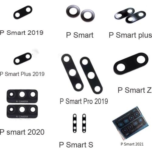 New For Huawei P Smart Plus Pro Z S 2019 2020 2021 Y7A Y9A Y9S Back Rear Camera Glass Lens With Adhesive Sticker Glue