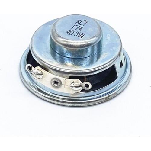 2Pcs Speaker Horn 3W 4R Diameter 4CM Mini Amplifier Rubber Gasket Loudspeaker Trumpet