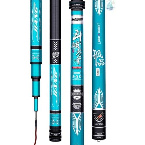 3.6m-7.2m Carp Fishing Olta 19 Tonalty Hand Rod Vara De Pesca 6.5H Super Hard Taiwan Fishing Canne for Black Pit Fishing Tackle