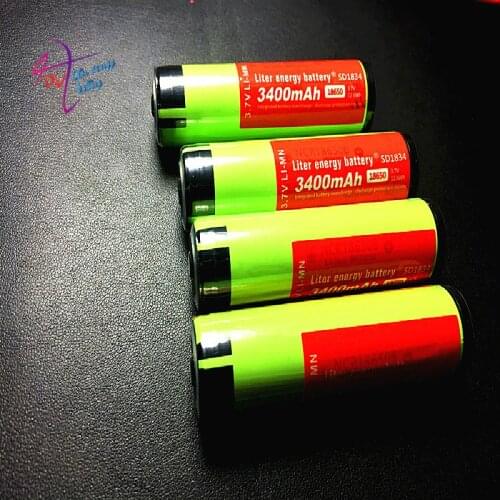4 Pcs/lot New Protected Original Rechargeable Battery 18650 Ncr18650b 3400mah With Pcb 3.7v For Original Battery