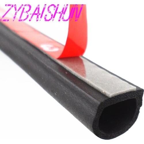 6 Meter large D small D door seal dustproof tape for Mitsubishi ASX Outlander Lancer Evolution Pajero Eclipse Grandis FORTIS