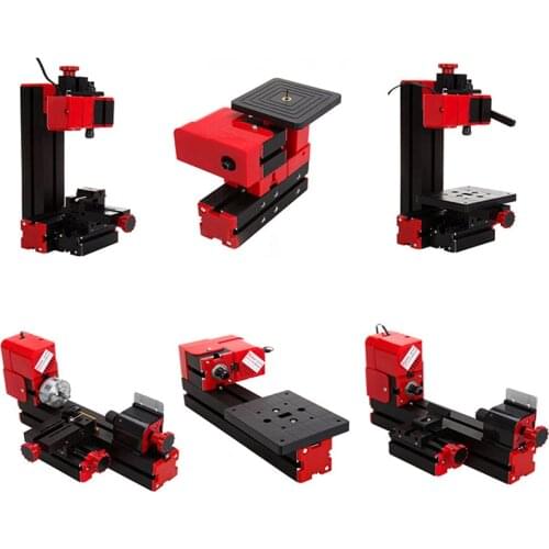 6 in 1 Mini Lathe ,Milling ,Drilling ,Wood Turning ,Jag Saw & Sanding Machine,Combined Machine Tool, engraving machine