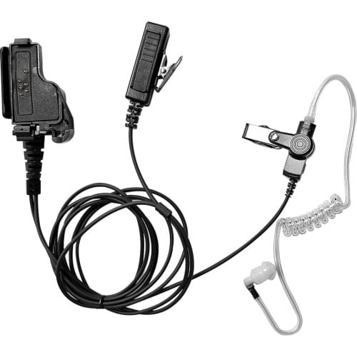 Acoustic Tube Surveillance HeadsetSingle Wire Earpiece with Reinforced Cable for Motorola Radios