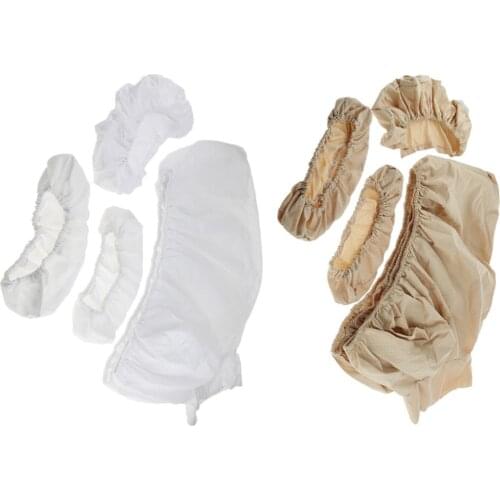 8 Pieces Salon Massage Table Bed Fitted Pad Face Cradle Pillow Covers