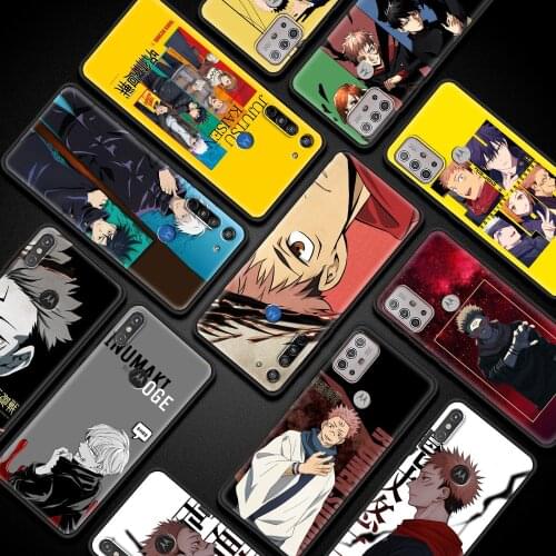 Jujutsu Kaisen Satoru Gojo Anime Phone Case For Motorola Moto G8 G9 G10 G30Power Lite E6 E6S G6 G4 Play G5 One Fusion Cover
